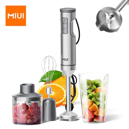 Mixeur plongeant MIUI : puissant 1 000 W, 4 en 1 pour un mixage fluide